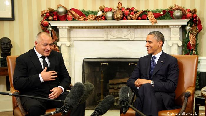 Barack Obama USA und Boyko Borissov Bulgarien Weißes Haus (picture alliance / landov)